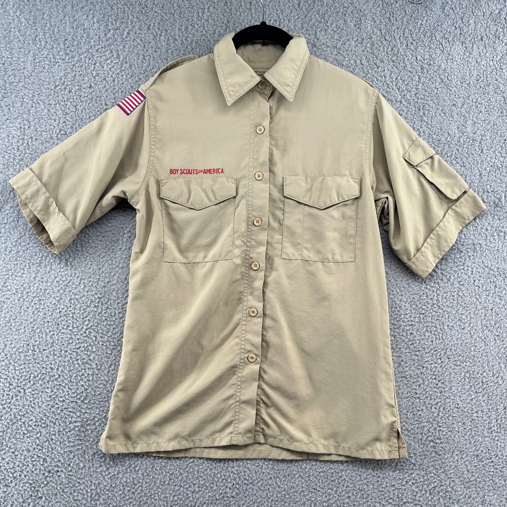 Khaki Short-Sleeve Uniform Shirt